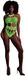 Shots Body met Griekse Halslijn - One Size - Neon Groen