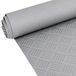 ANRO Tapis en caoutchouc Plaque à damiers Gris 100x60cm – TPE Faible odeur 3 mm Atelier antidérapant Tapis de garage