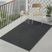 Tapis d'extérieur anthracite 80 x 150 cm