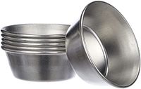 IBILI Set van 6 vormen van Nada Portugees, aluminium, zilver, 17 x 8 x 4 cm