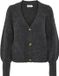 ONLY Vest Onlclare L/s Cardigan Knt Noos 15209307 Dark Grey Melange Dames Maat S