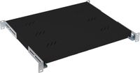 Triton 19“ Low profile shelf 1U 250mm 20.0kg, Zwart