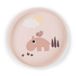 Done by Deer Assiette enfant Rose Silicone 0 ans Lavable au lave-vaisselle Adapté au micro-ondes 180 mm 30 mm