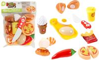FLYPOP'S - Fast Food met snijplank en mes, 018946, meerkleurig