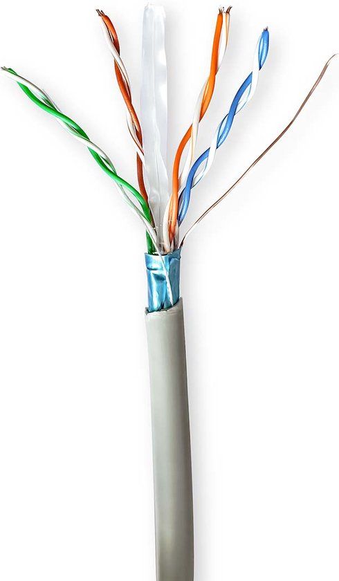 Nedis Netwerkkabel Rol - CAT6 - 50m - Grijs