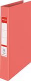 Esselte Colour'Breeze 2-Rings A4 Ringband voor 190 Vellen - Rugbreedte van 42mm - Koraal