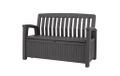Keter Banc De Jardin Avec Coffre De Rangement En Résine 227l