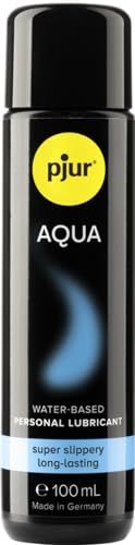 pjur AQUA - Hoogwaardige glijgel op waterbasis - uitstekend glijvermogen, hydraterend, plakt niet - ook voor sex toys (100ml)