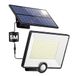 Pxwaxpy Zonnelamp voor buiten, bewegingsmelder, 3 modi, 204 LEDs/2000 lm, waterdicht IP65, zonne-energie LED-spot, 16,4 m kabel, tuin/garage