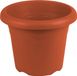 Hega Hogar Plantenbak - Terra cotta - kunststof - D26 x H21 cm