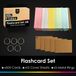 OfficeTree 500x Flashcards A8-5 Kleuren - Flashcards met Ring en Opbergdoosje - Woordenschat Flashcards A8 gelinieerd - Flashcards voor Examens & Aantekeningen