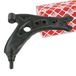 febi bilstein 27530 Draagarm met bus, pak van één | Compatibel met: SEAT CORDOBA, IBIZA III, SKODA FABIA I, FABIA I Combi, FABIA I Praktik, FABIA I Stufenheck, FABIA II