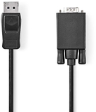 Nedis DisplayPort naar VGA Kabel - 2m - Zwart