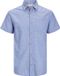 JACK&JONES JJEABEL SHIRT SS SN Homme Chemise XS Coton Coupe ajustée Ensign Blue Printemps/Été 2024