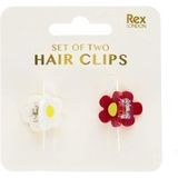 Rex London Mini pince à cheveux fille Flowers (x2)