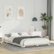 Maison Exclusive - Cadre de lit, blanc, 140 x 190 cm, en pin massif