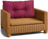 Amazinggirl Kussen Lounge Tuinmeubelen - Rugkussen 40x70 cm Bordeaux