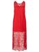 Ana Alcazar Robe 'Zafosa' rouge