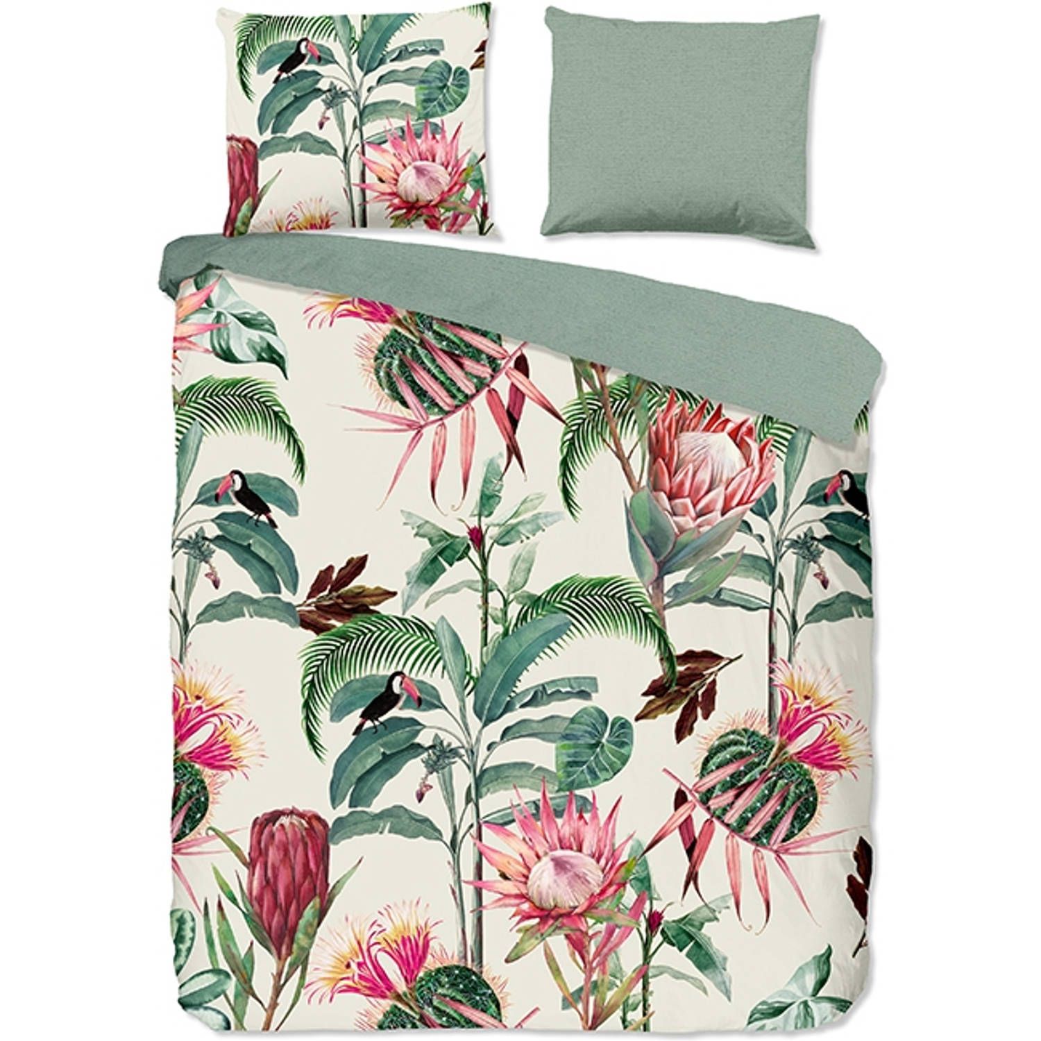 Good Morning dekbedovertrek coco 1-persoons (140 x 200/220 cm) - Katoen - Multi