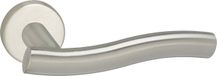 Poignée de porte Impresso - chester - pour intérieur - rond - inox - 2 pièces
