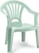 Plasticforte Chaise enfant - plastique - vert menthe - 35x28x50 cm