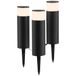 Brilliant Dody Set van 3 buitenlampen, zwart, dimbare buitenlamp met RBG en CCT-kleurtemperatuur instelbaar, Tuya Smart compatibel, app-bestuurbaar, spot