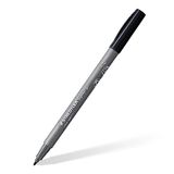 STAEDTLER Pigment Arts, intens zwart, gepigmenteerde premium tekeninkt, waterbestendig, vlekvrij, overschilderbaar, 1,00 mm ronde punt, 10 zwarte pigmentpennen in kartonnen etui, 376-99