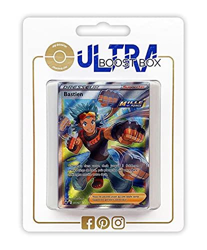 my-booster Bastien (Brawly) 188/198 Rapid Strike Full Art trainer - Ultraboost X Epée et Bouclier 6 Règne de Glace - Doos met 10 Franse Pokemon kaarten