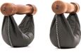 NOHRD Swing Dumbbells Walnoot 1kg Zwart – Set van 2 Halters