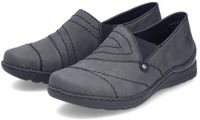 Rieker Dames Loafer Comfort Extra Breed 48961-45 Grey