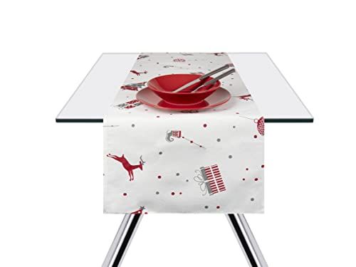 Excelsa Tafelloper Merry Christmas, 40 x 140 cm, katoen