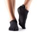 ToeSox Low Rise - Chaussettes antidérapantes - Avec doigts – Noir