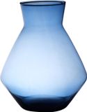 Hakbijl Glass Bloemenvaas Alexandra - transparant blauw - eco glas - D25 x H30 cm