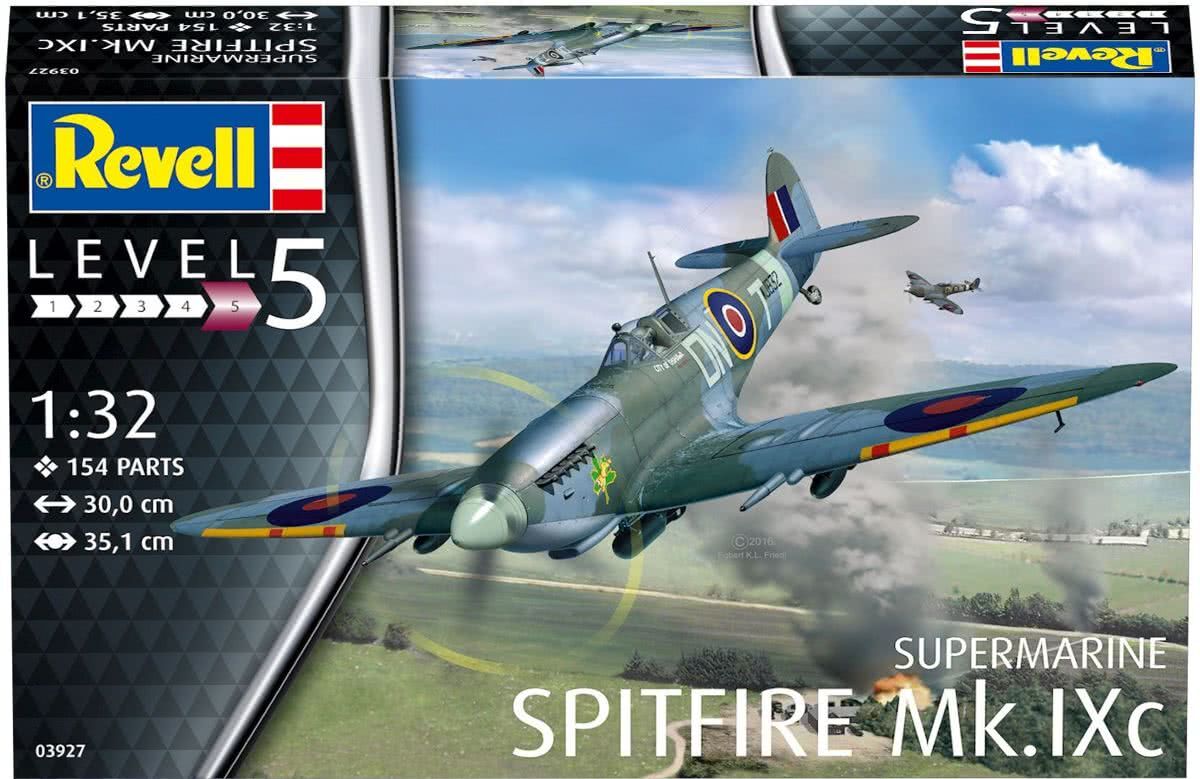 Revell Spitfire MK.IX C 154 onderdelen