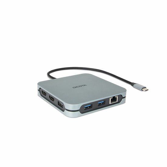 DICOTA D32057 USB-C Interface Hub - Zilver