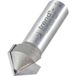 Trend Professioneel Afkant V-Groef Frees, 1/2 Inch Schacht, 45 Graden, 19.4Mm Snijdiameter, 9.2Mm Snijlengte, Hardmetalen Punt (Tct), 11/3X1/2Tc