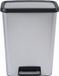 Shenzhen Haorui Industrial Technology Co., Ltd. Poubelle à pédale avec couvercle et pédale - Poubelle en plastique de 50 litres pour intérieur moderne