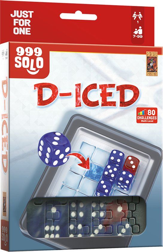 999 Games D-Iced - Breinbreker - Denkspel - Educatief - Solo spel - 7+