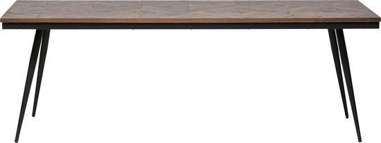 BePureHome Rhombic Eettafel - 220 x 90 cm - Naturel