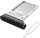 MMOBIEL Dual Simkaart Houder Geschikt voor Samsung Galaxy S25 / S25 Plus – Sim Card Tray - Dubbele Simkaarthouder Vervanging - Incl. Sim Pin en Waterdichte Rubberen Ring - Zwart
