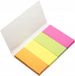 D.RECT Zelfklevende Indexstickers A4 20x50mm 4 Pastelkleuren