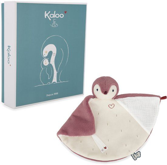 Kaloo - Complices - Knuffeldoek - Pinguïn Roze - 24 cm