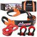 Nilight Offroad Recovery Kit 3" x 8' sleepriem met lierblok katrol en 2 stuks 3/4" anti-diefstal D-ring sluitingen opbergtas zware sleepkabel voor auto vrachtwagen SUV ATV (MBS 3500 lbs)
