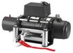 Treuil électrique, capacité de levage 5400 kg, treuil 12V DC pour camions avec câble en acier de 9,1 mm x 26 mètres, commande via télécommande sans fil et filaire, adapté pour remorquer des SUV, des jeeps, des remorques, des bateaux et des véhicules tout-terrain