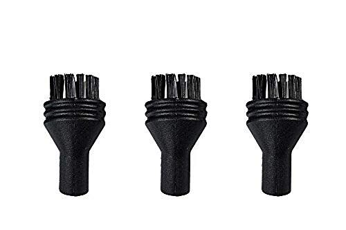 Polti Vaporetto zwarte nylon borstel voor slimme, Go en handige stoomreinigers