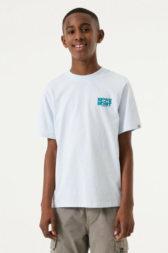 GARCIA Jongens Print T-shirt Blauw Korte mouw