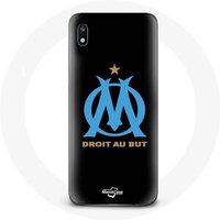 Olympique de Marseille Zwart Maniacase Hoesje voor Samsung Galaxy A10