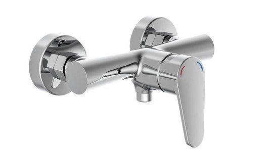 SCHÜTTE Pico Douchekraan - Mengkraan - Chroom - 15 cm Hartafstand