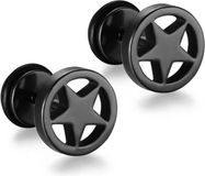Mendes Star Stud oorbellen Black