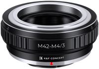 K&F Concept M42-M43 high precision adapter - M42 lens op Micro Fourthirds M4/3 camera